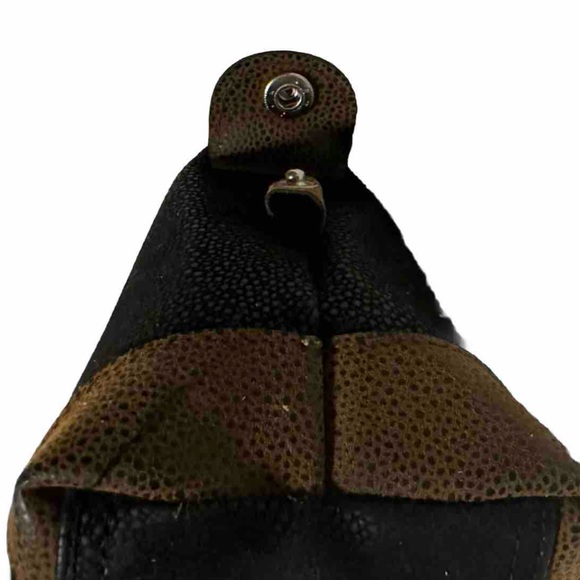 MANSCAPED THE SHED Toiletry Travel Bag Lightweight Black Brown Vegan Leather - Picture 6 of 11